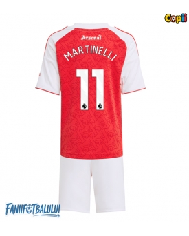 Arsenal Gabriel Martinelli #11 Echipament de Fotbal Replică 2025-26 Copii Acasa (+ Șorturi)